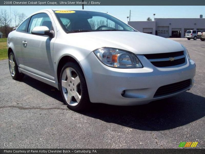 Ultra Silver Metallic / Ebony 2008 Chevrolet Cobalt Sport Coupe