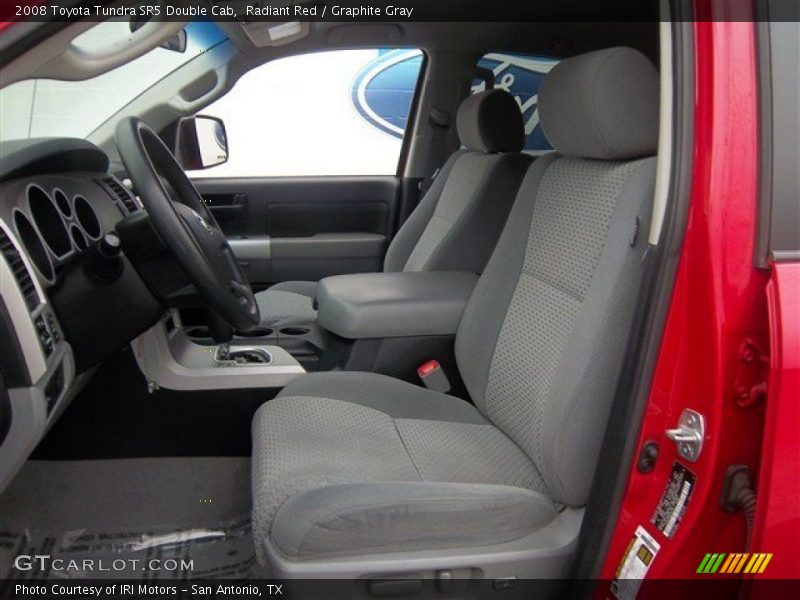 Radiant Red / Graphite Gray 2008 Toyota Tundra SR5 Double Cab