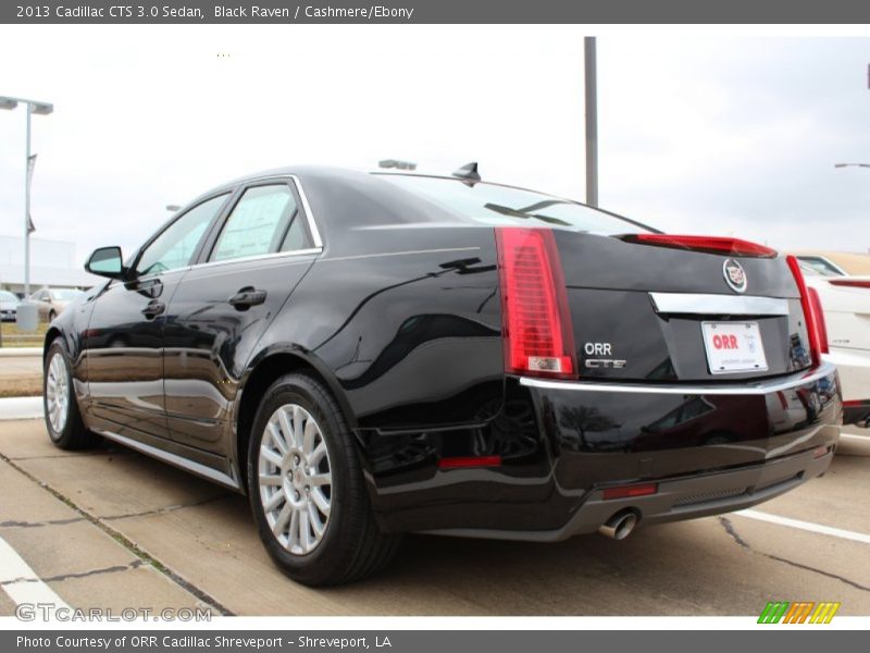 Black Raven / Cashmere/Ebony 2013 Cadillac CTS 3.0 Sedan
