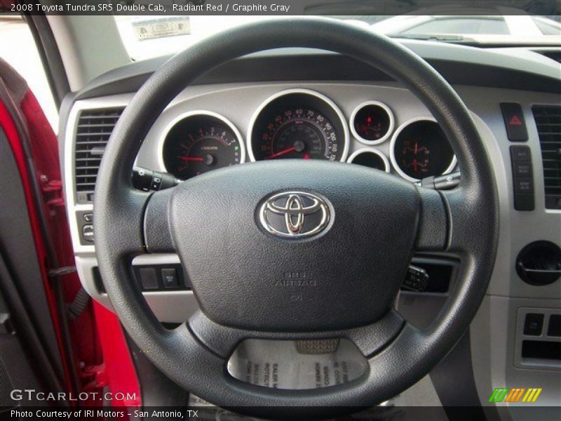 Radiant Red / Graphite Gray 2008 Toyota Tundra SR5 Double Cab
