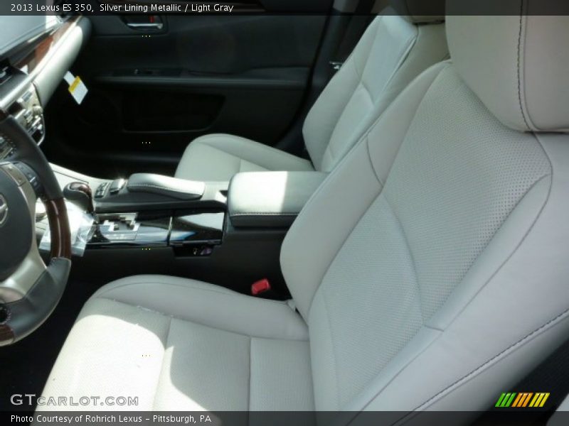 Silver Lining Metallic / Light Gray 2013 Lexus ES 350