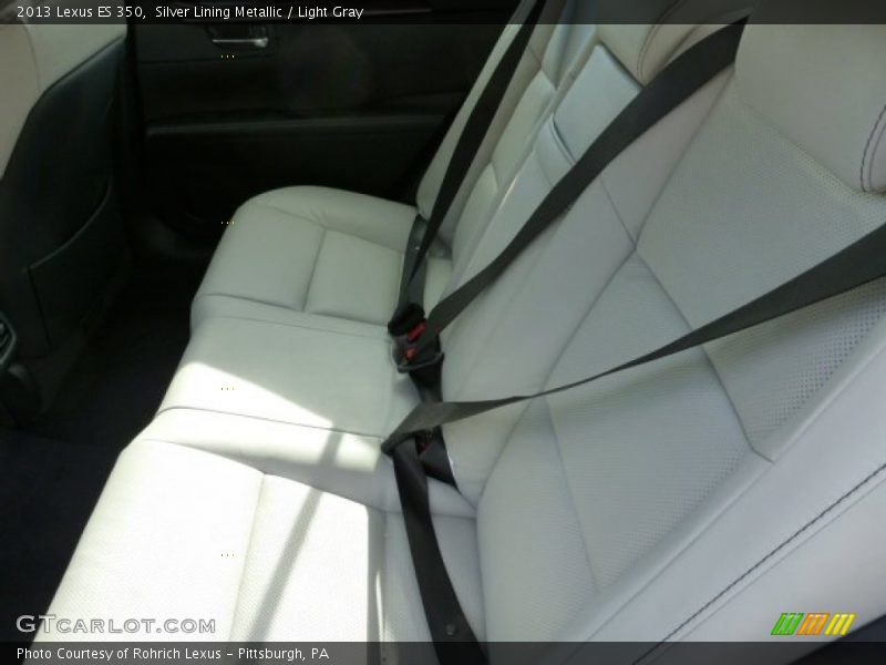 Silver Lining Metallic / Light Gray 2013 Lexus ES 350
