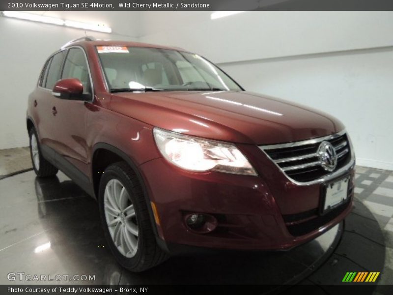 Wild Cherry Metallic / Sandstone 2010 Volkswagen Tiguan SE 4Motion