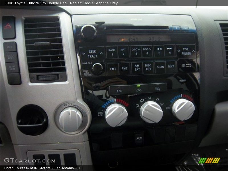 Radiant Red / Graphite Gray 2008 Toyota Tundra SR5 Double Cab