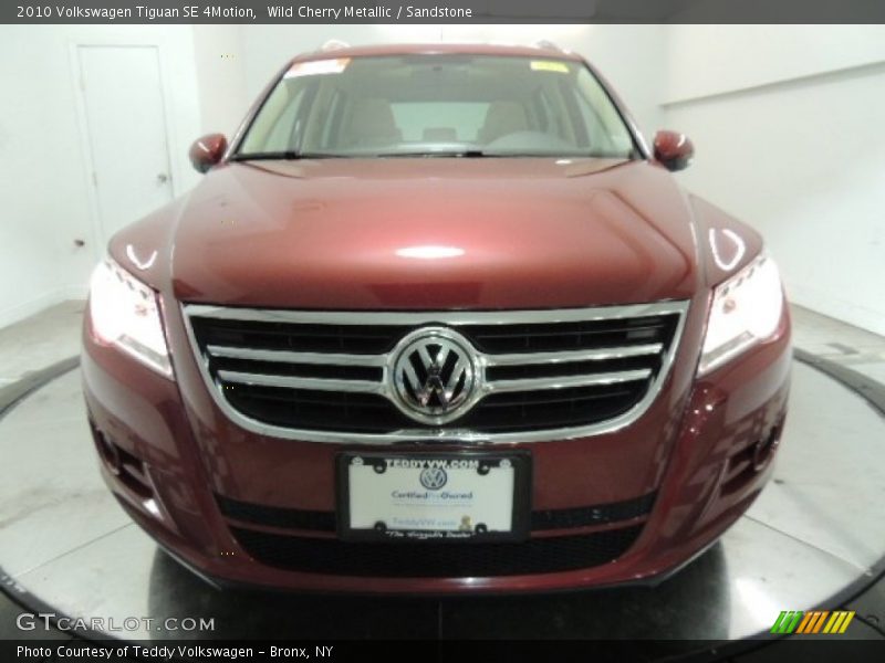 Wild Cherry Metallic / Sandstone 2010 Volkswagen Tiguan SE 4Motion