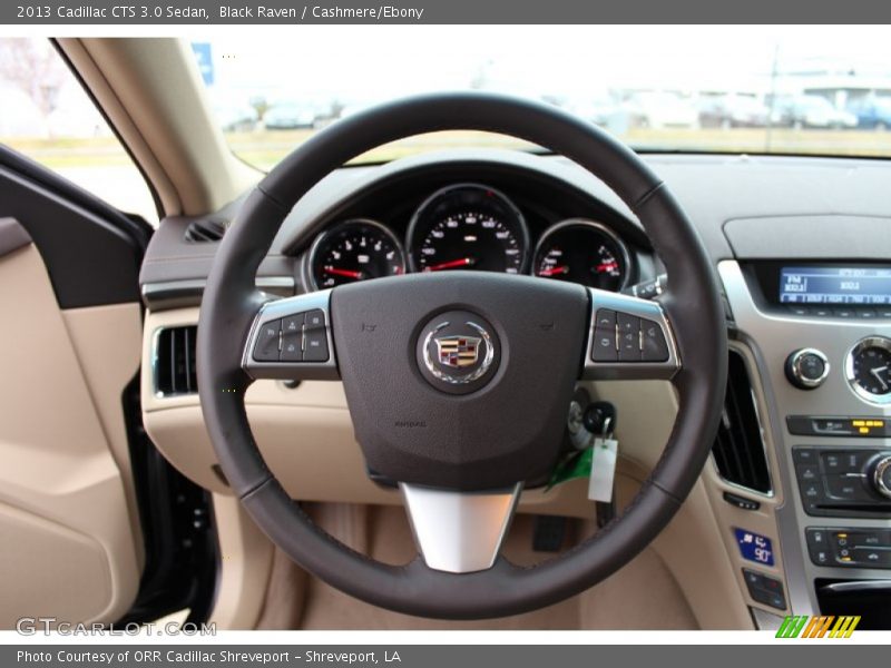 Black Raven / Cashmere/Ebony 2013 Cadillac CTS 3.0 Sedan