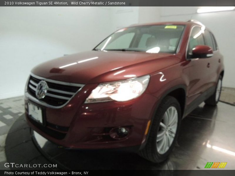 Wild Cherry Metallic / Sandstone 2010 Volkswagen Tiguan SE 4Motion