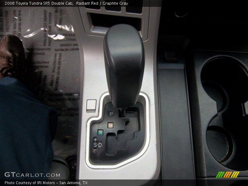 Radiant Red / Graphite Gray 2008 Toyota Tundra SR5 Double Cab