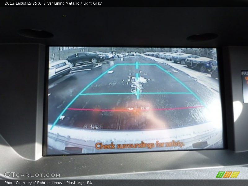 Silver Lining Metallic / Light Gray 2013 Lexus ES 350