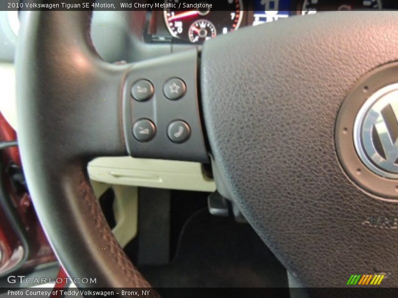 Wild Cherry Metallic / Sandstone 2010 Volkswagen Tiguan SE 4Motion