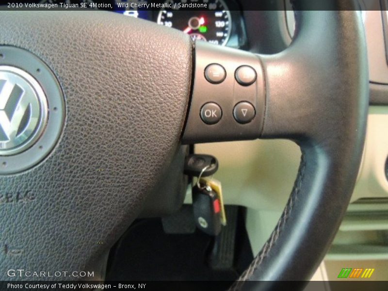 Wild Cherry Metallic / Sandstone 2010 Volkswagen Tiguan SE 4Motion