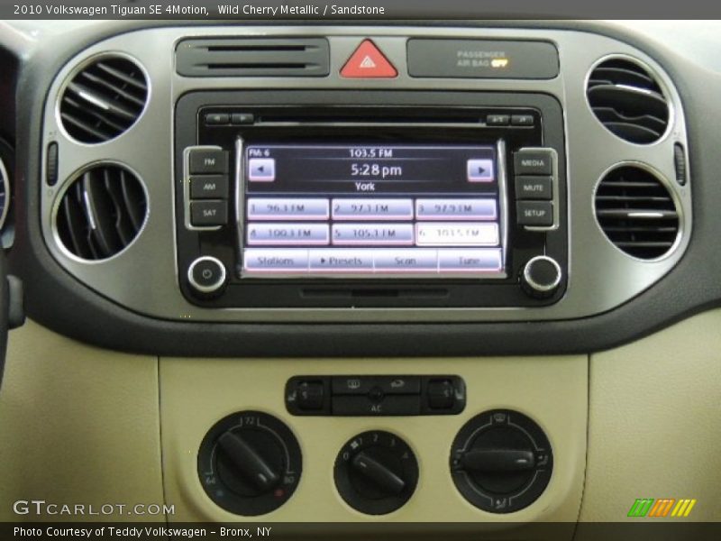 Wild Cherry Metallic / Sandstone 2010 Volkswagen Tiguan SE 4Motion