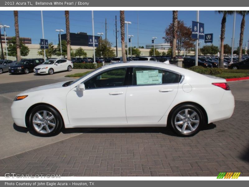 Bellanova White Pearl / Ebony 2013 Acura TL