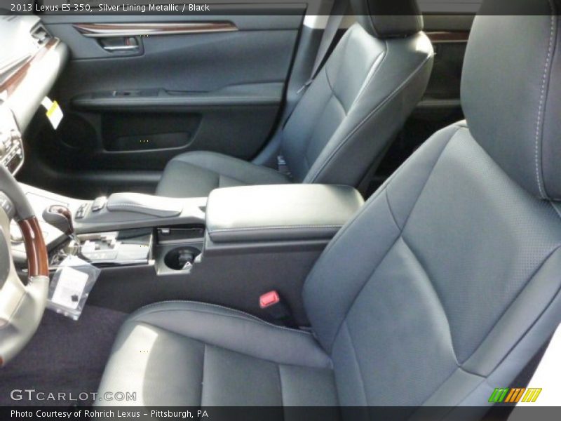 Silver Lining Metallic / Black 2013 Lexus ES 350