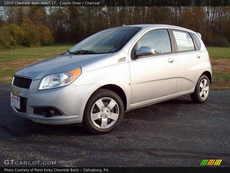 Cosmic Silver / Charcoal 2009 Chevrolet Aveo Aveo5 LT