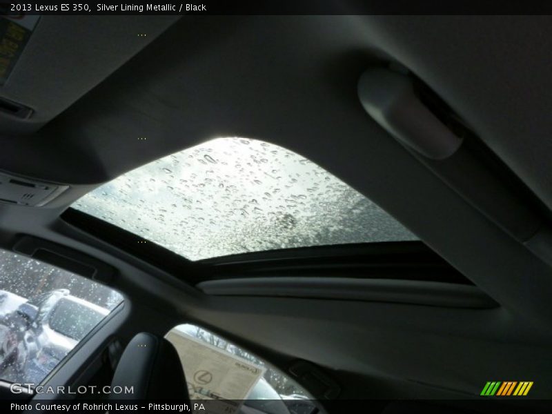 Silver Lining Metallic / Black 2013 Lexus ES 350