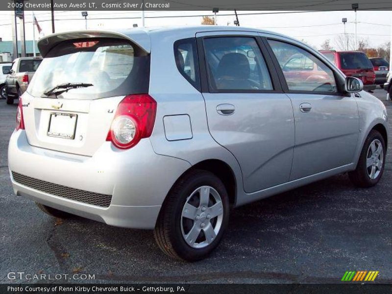 Cosmic Silver / Charcoal 2009 Chevrolet Aveo Aveo5 LT