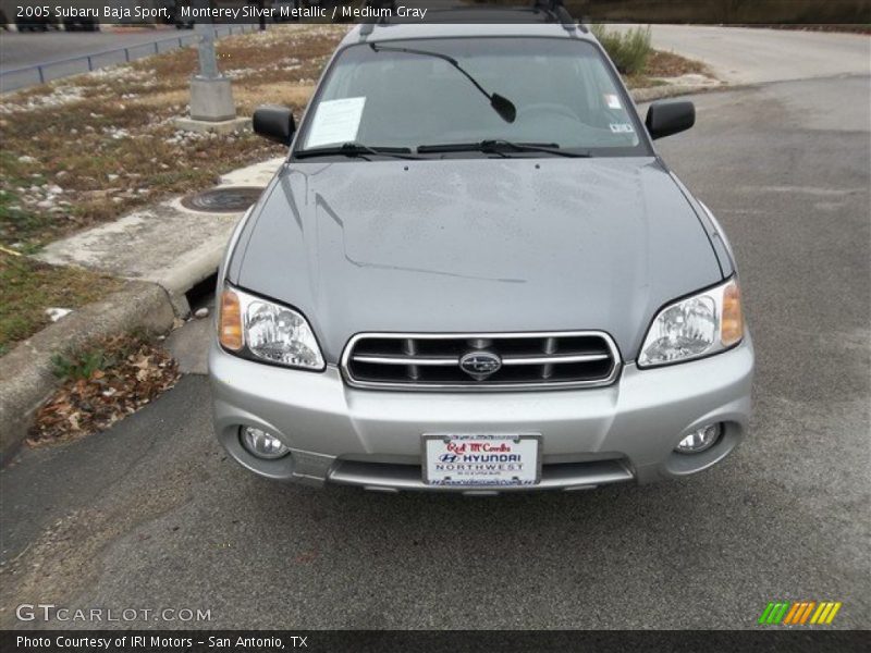 Monterey Silver Metallic / Medium Gray 2005 Subaru Baja Sport