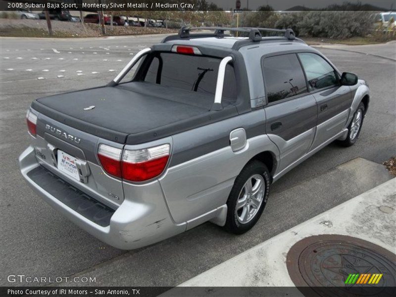 Monterey Silver Metallic / Medium Gray 2005 Subaru Baja Sport
