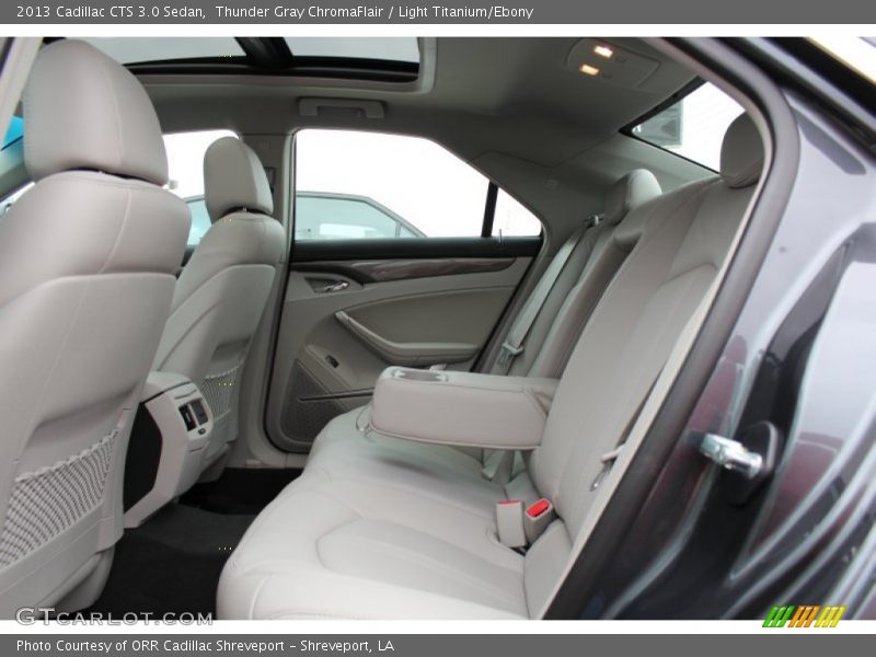 Thunder Gray ChromaFlair / Light Titanium/Ebony 2013 Cadillac CTS 3.0 Sedan