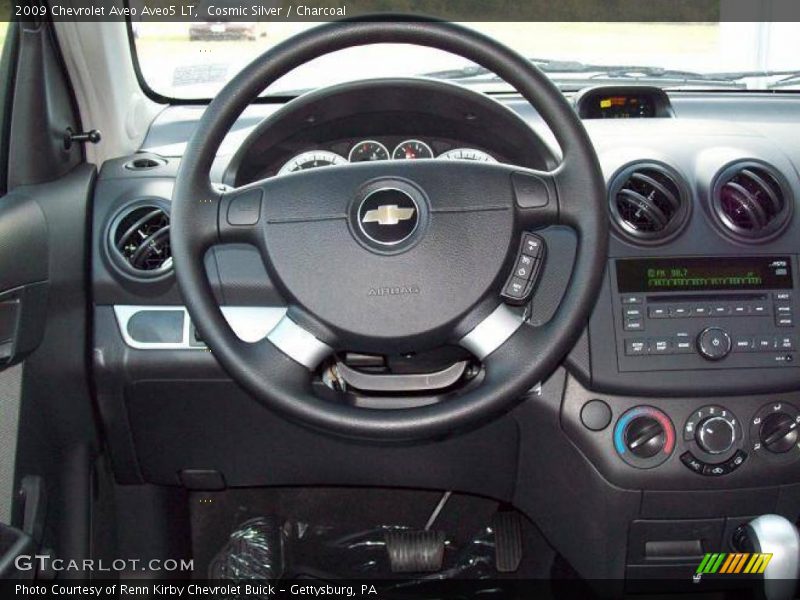 Cosmic Silver / Charcoal 2009 Chevrolet Aveo Aveo5 LT