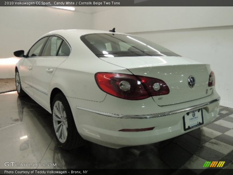 Candy White / Cornsilk Beige Two Tone 2010 Volkswagen CC Sport