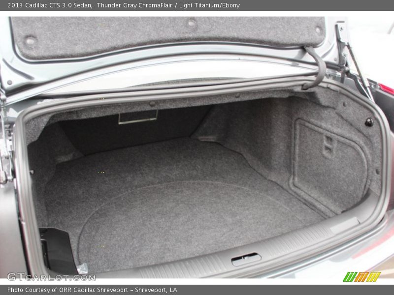 Thunder Gray ChromaFlair / Light Titanium/Ebony 2013 Cadillac CTS 3.0 Sedan