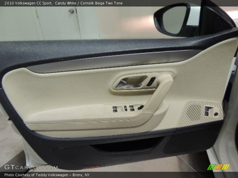 Candy White / Cornsilk Beige Two Tone 2010 Volkswagen CC Sport