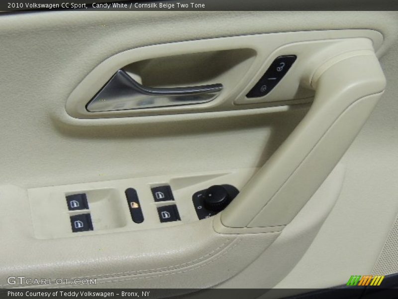 Candy White / Cornsilk Beige Two Tone 2010 Volkswagen CC Sport