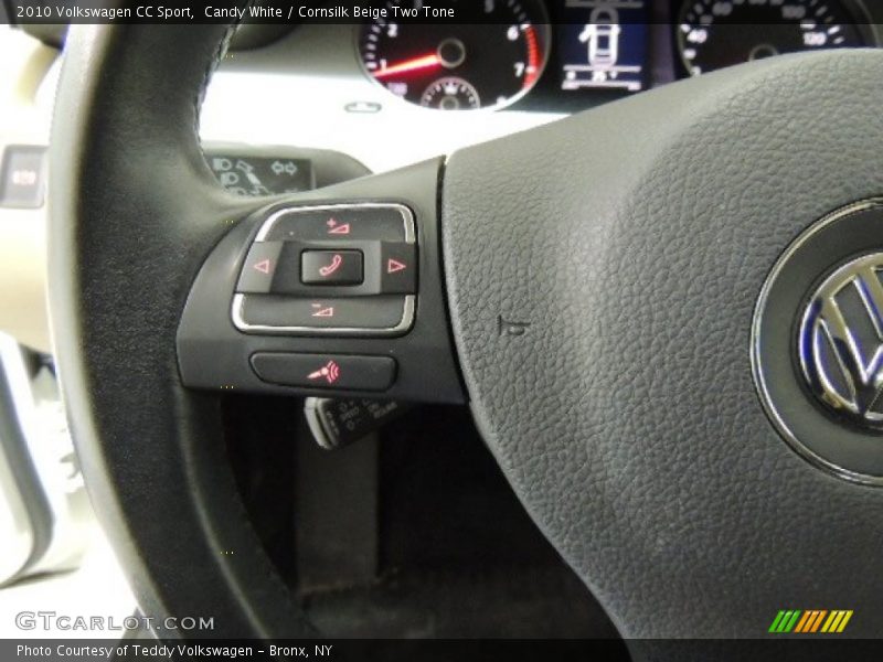 Candy White / Cornsilk Beige Two Tone 2010 Volkswagen CC Sport