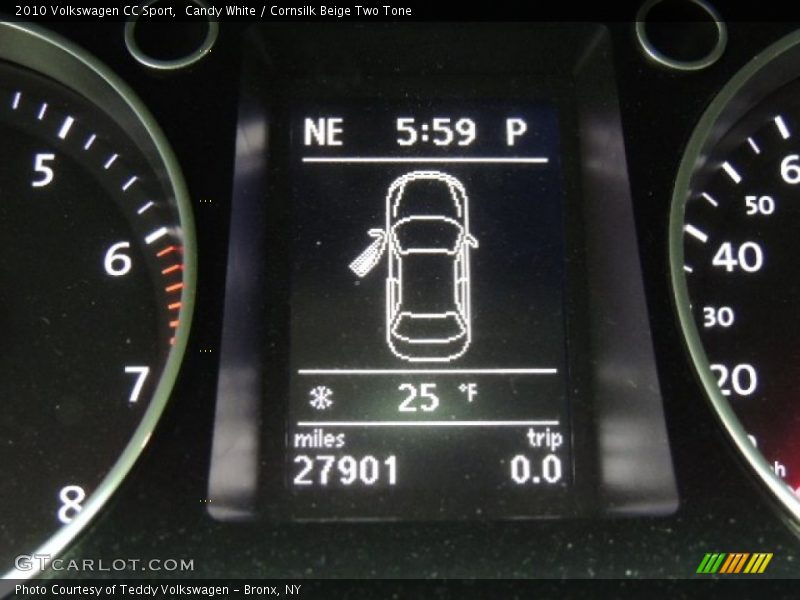 Candy White / Cornsilk Beige Two Tone 2010 Volkswagen CC Sport