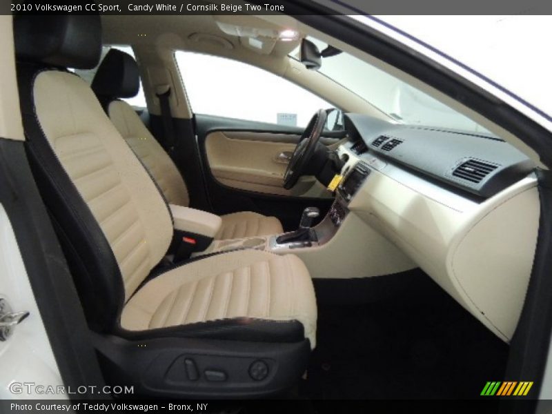 Candy White / Cornsilk Beige Two Tone 2010 Volkswagen CC Sport