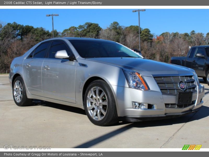 Light Platinum / Light Titanium/Ebony 2008 Cadillac CTS Sedan