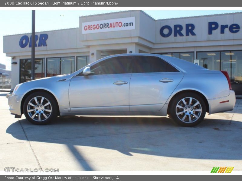 Light Platinum / Light Titanium/Ebony 2008 Cadillac CTS Sedan