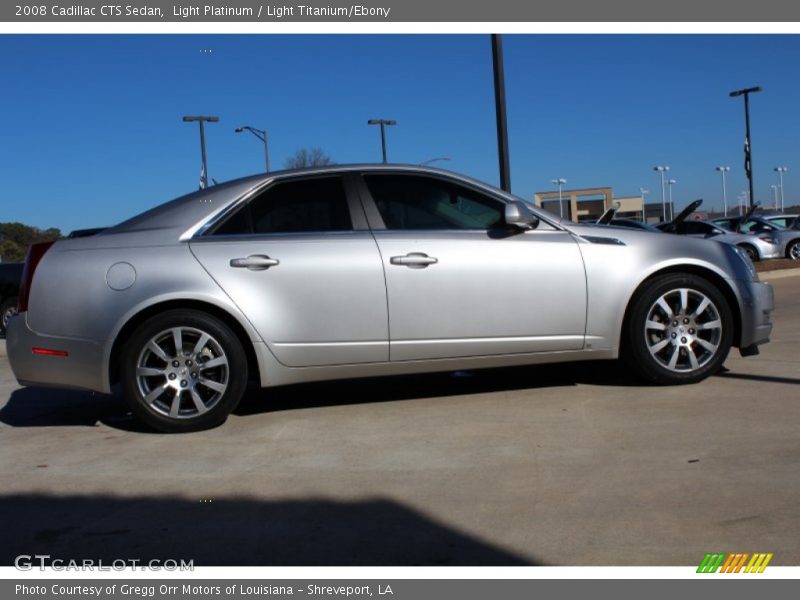 Light Platinum / Light Titanium/Ebony 2008 Cadillac CTS Sedan