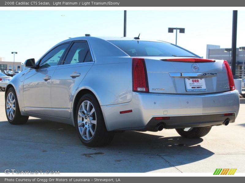 Light Platinum / Light Titanium/Ebony 2008 Cadillac CTS Sedan