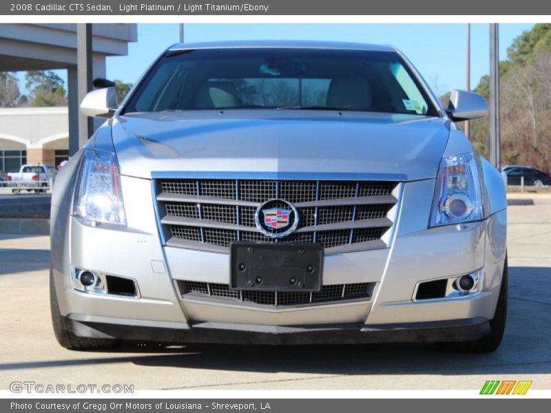 Light Platinum / Light Titanium/Ebony 2008 Cadillac CTS Sedan