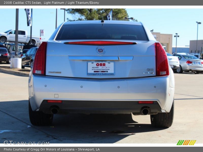 Light Platinum / Light Titanium/Ebony 2008 Cadillac CTS Sedan