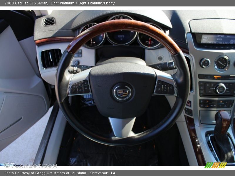 Light Platinum / Light Titanium/Ebony 2008 Cadillac CTS Sedan