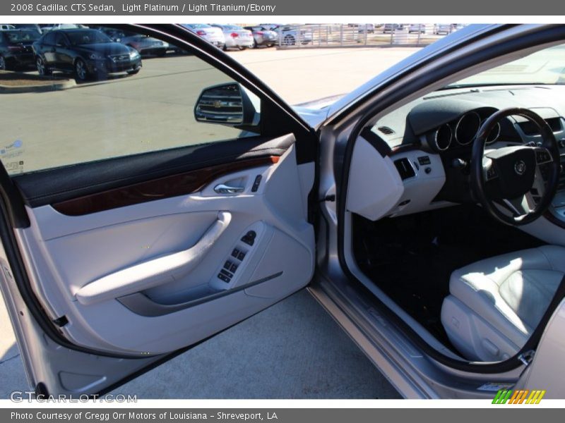 Light Platinum / Light Titanium/Ebony 2008 Cadillac CTS Sedan