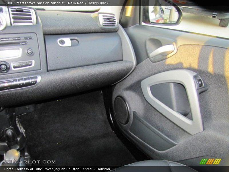 Rally Red / Design Black 2008 Smart fortwo passion cabriolet