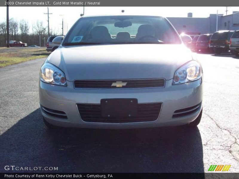 Gold Mist Metallic / Neutral 2009 Chevrolet Impala LT