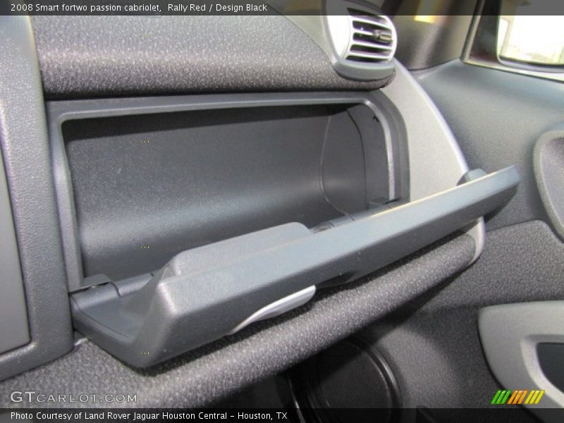 Rally Red / Design Black 2008 Smart fortwo passion cabriolet