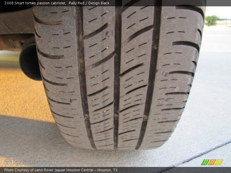 Rally Red / Design Black 2008 Smart fortwo passion cabriolet