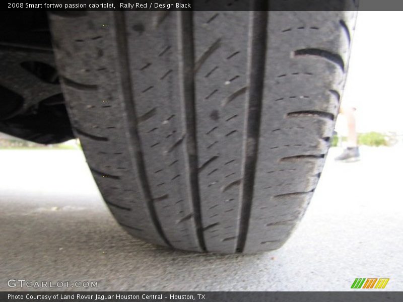 Rally Red / Design Black 2008 Smart fortwo passion cabriolet