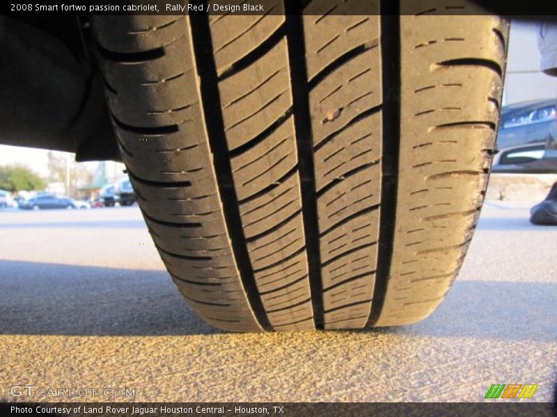 Rally Red / Design Black 2008 Smart fortwo passion cabriolet