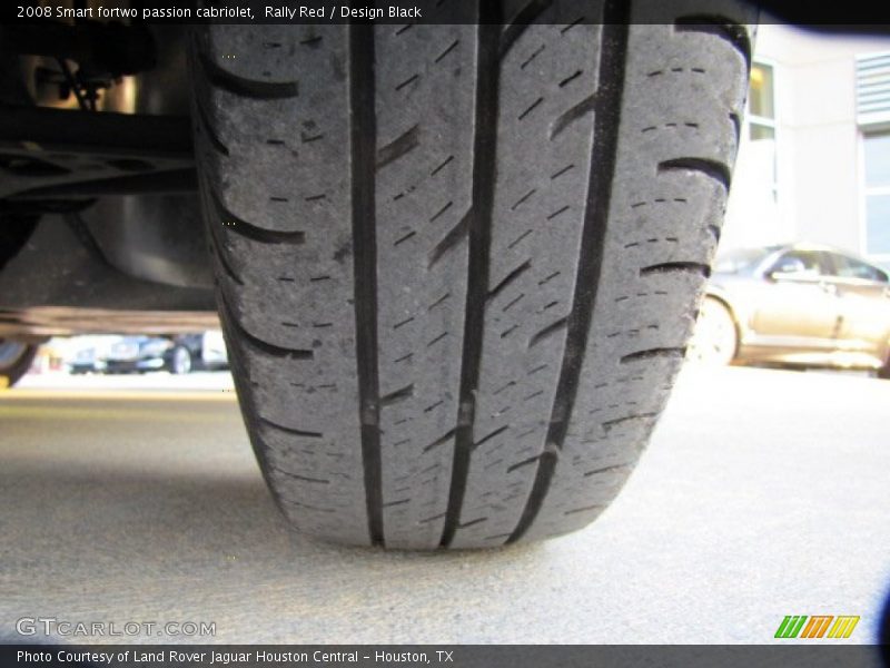 Rally Red / Design Black 2008 Smart fortwo passion cabriolet