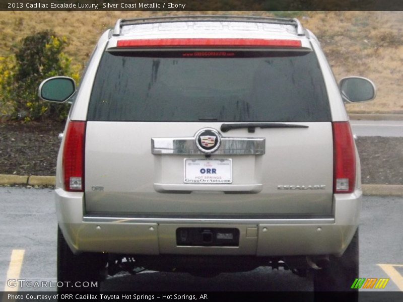 Silver Coast Metallic / Ebony 2013 Cadillac Escalade Luxury