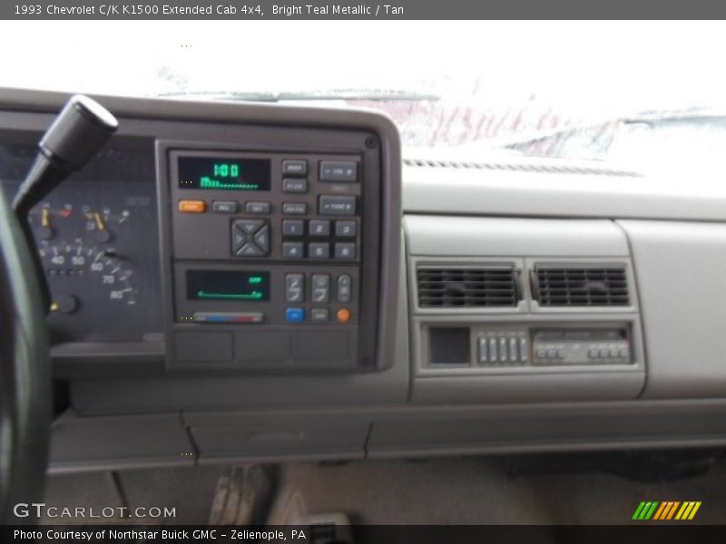 Bright Teal Metallic / Tan 1993 Chevrolet C/K K1500 Extended Cab 4x4