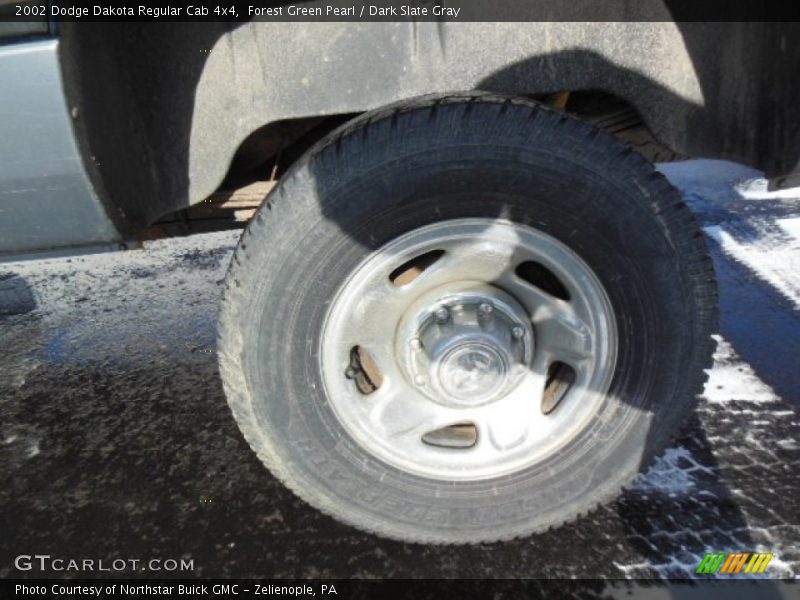 Forest Green Pearl / Dark Slate Gray 2002 Dodge Dakota Regular Cab 4x4